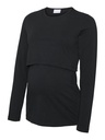 Mamalicious | T-shirt Kerrie Nursing Longsleeve Black