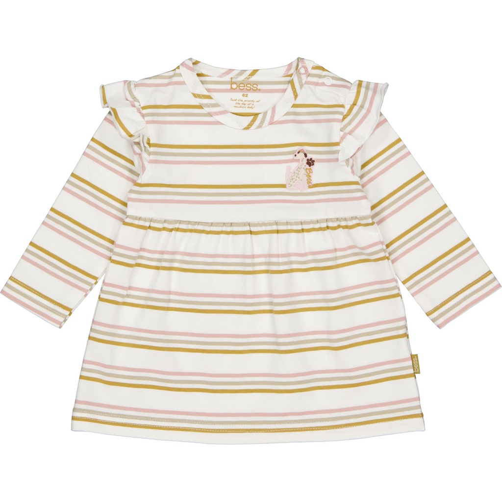 Bess | Jurk Girls Adina Stripes Pink