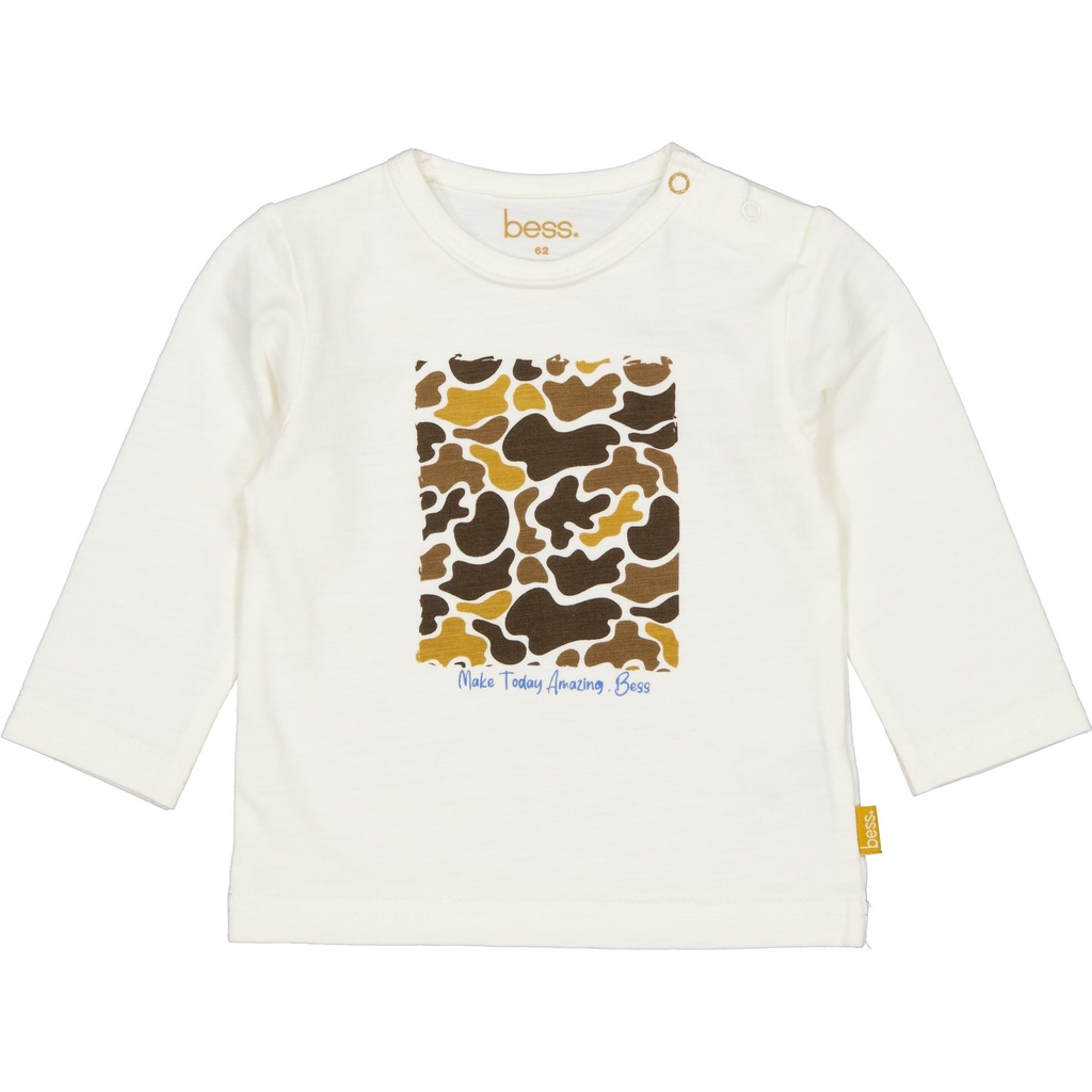 Bess | T-shirt Boys Albert Longsleeve Off White