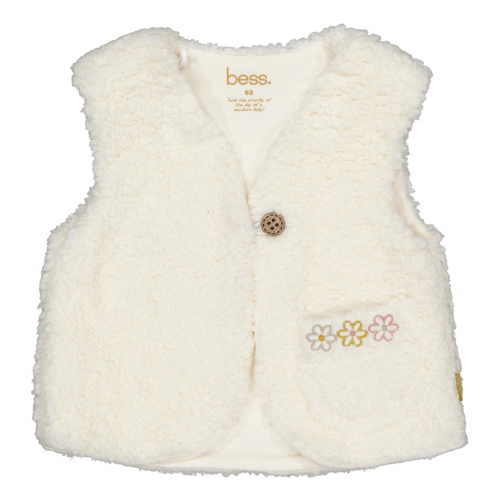 Bess | Gilet Girls Off White