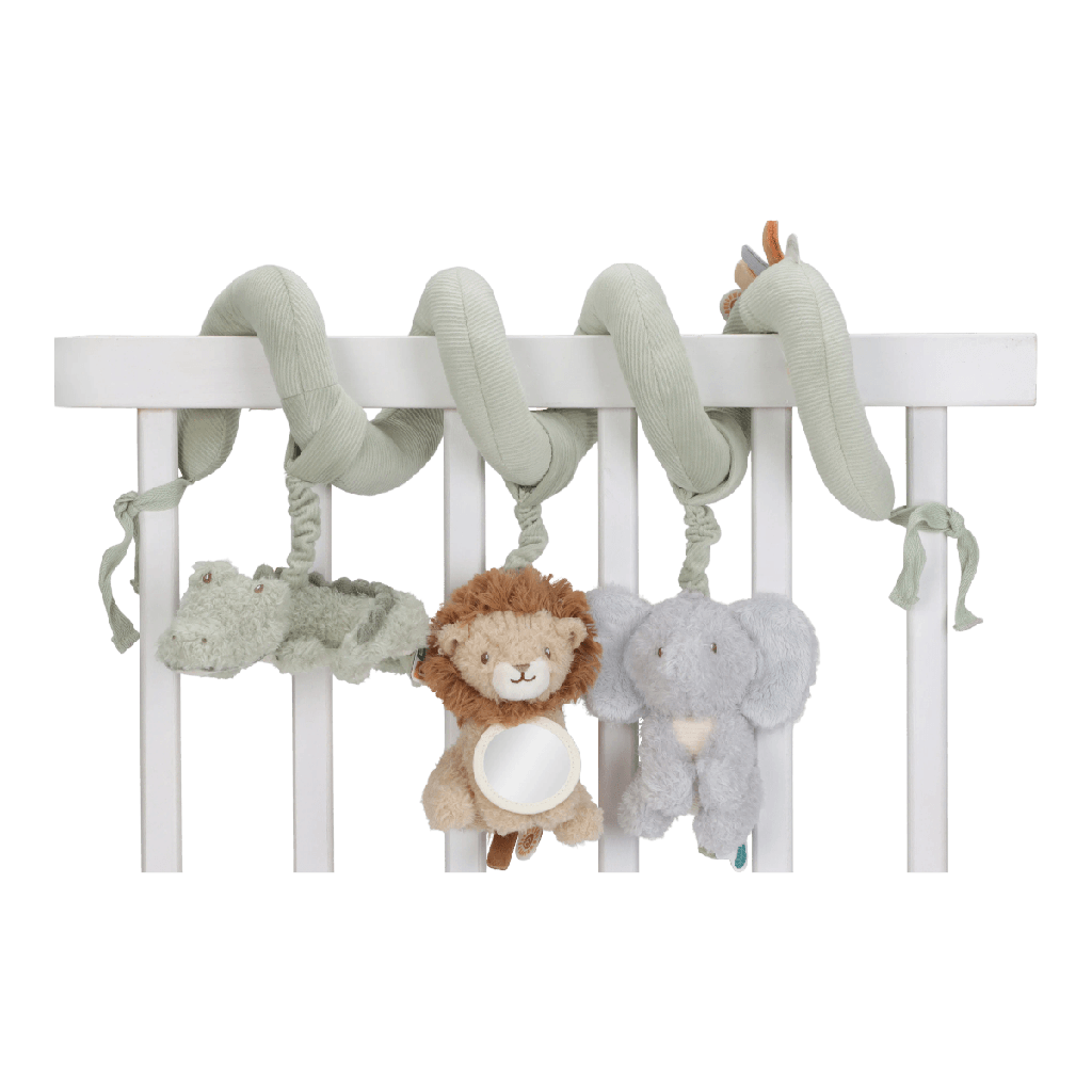 Little Dutch | Activiteitenspiraal Safari Friends Groen