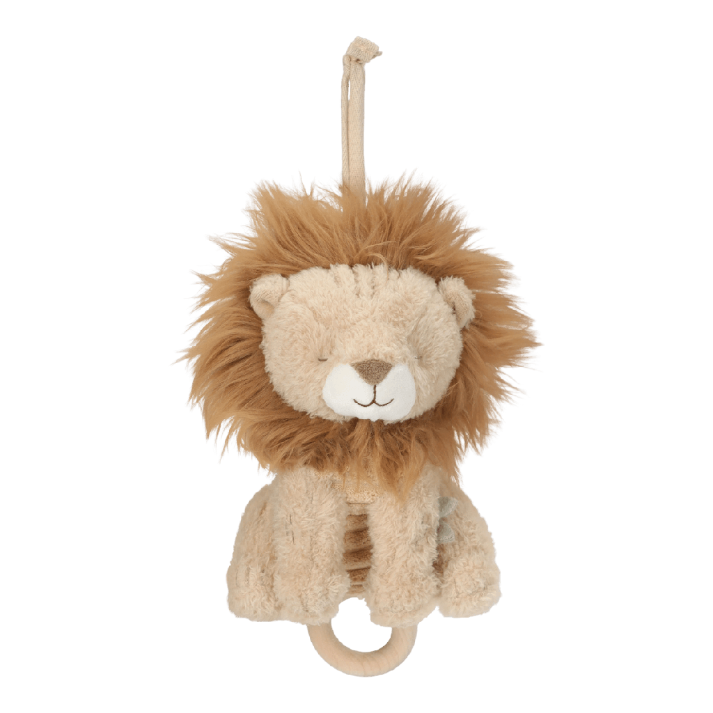 Little Dutch | Muziektrekker Safari Friends Leeuw Geel 