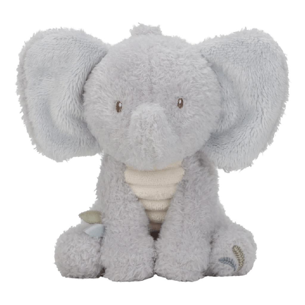 Little Dutch | Pluche Knuffel Safari Friends Olifant Grijs 17cm
