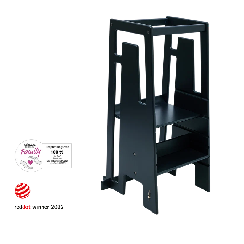 Tuki | Leertoren Tuki® Learning Tower Birch Black