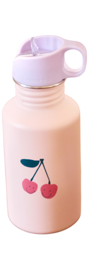 Laessig | Drinkfles Happy Fruits Cherry Stainless Steel 500ml