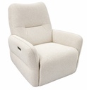 Vipack | Zetel Rocky Relaxstoel Elektrisch Draai- en Schuifbaar Beige 