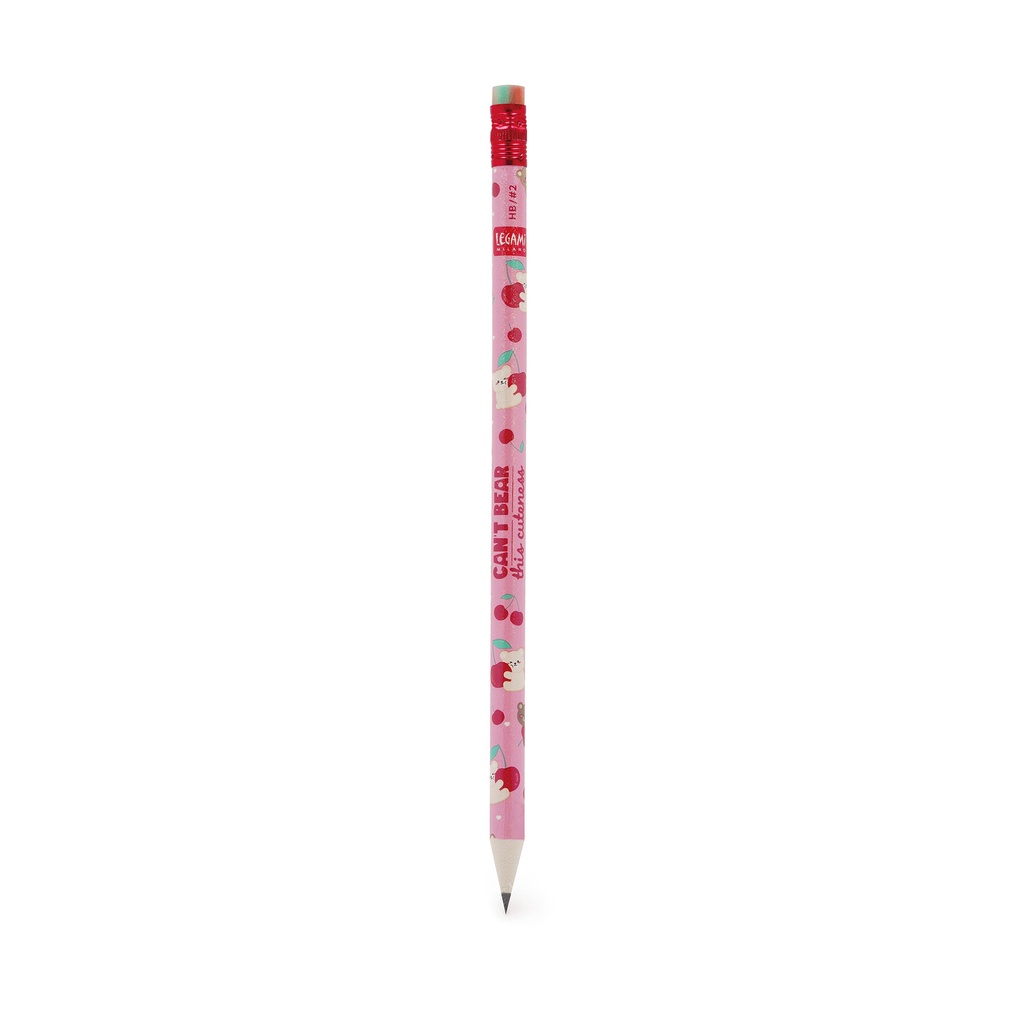 Legami | Potlood Teddy Cherry Recycled Paper Pencil