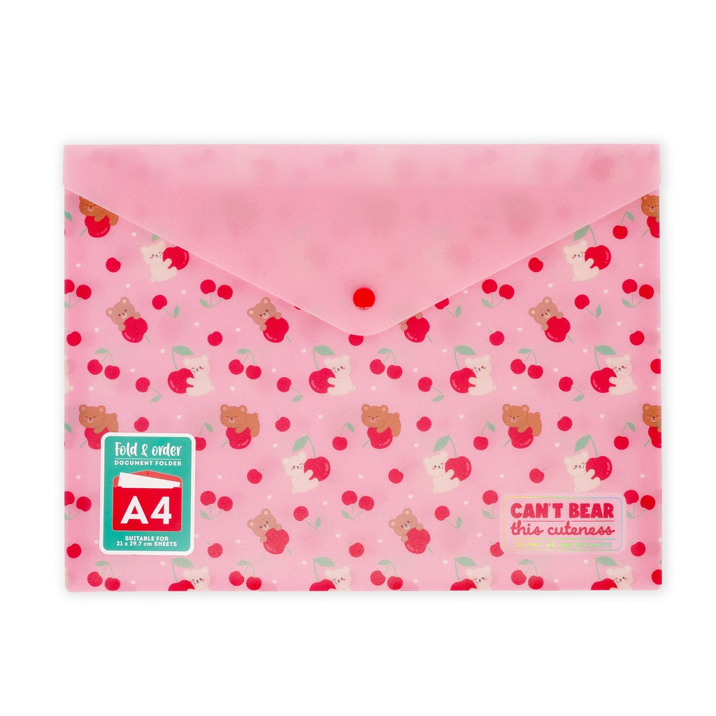 Legami | Map Teddy Cherry Fold & Order