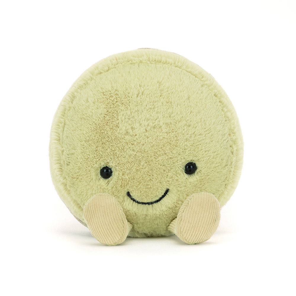 Jellycat | Pluche Knuffel Amuseables Max Macaron Pistachio 12cm