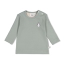 Feetje | T-shirt Uni Penguin Cuddles Longsleeve Zeegroen