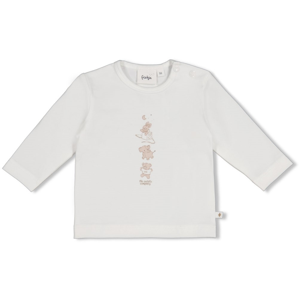 Feetje | T-shirt Uni The Cuddle Company Longsleeve Off White