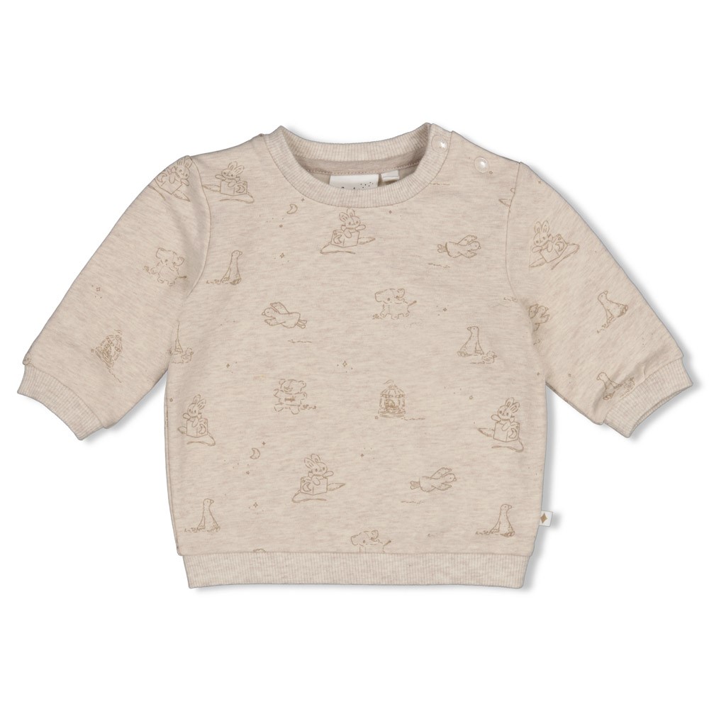 Feetje | Sweater Uni The Cuddle Company Taupe Melange