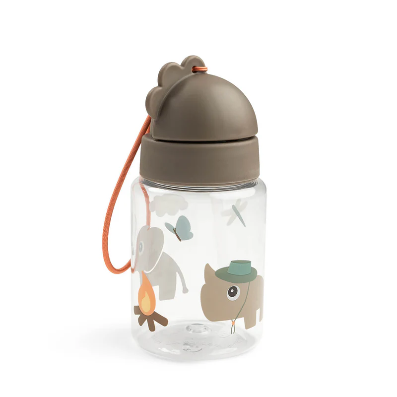 Done By Deer | Drinkfles Tiny Trails Rietjesfles Zand 280ml