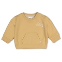 Feetje | Sweater Uni Over The Moon For You Okergeel