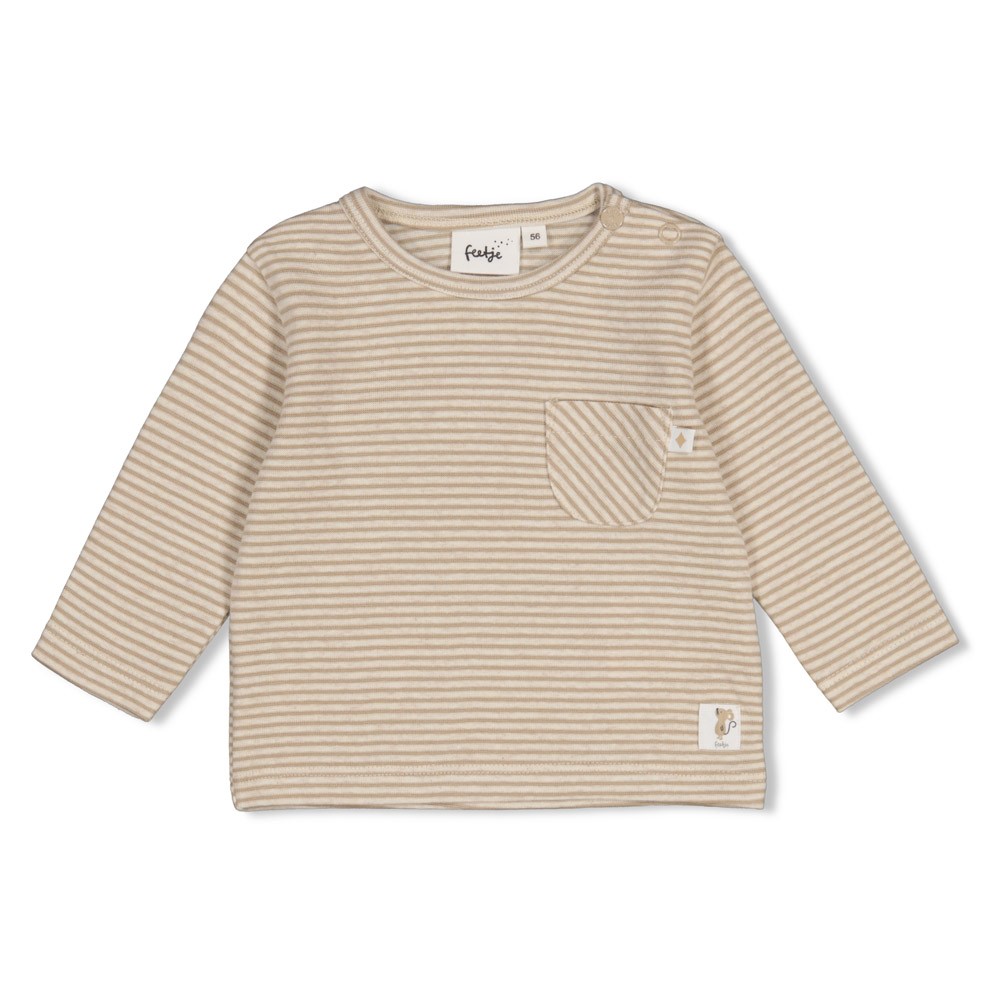 Feetje | T-shirt Uni Over The Moon For You Longsleeve Taupe