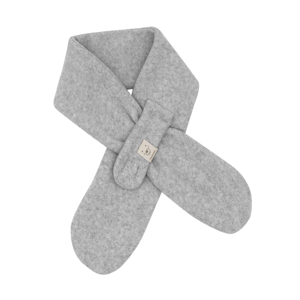 Maximo | Sjaal Cotton Fleece Grijs