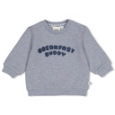 Feetje | Sweater Boys Breakfast Buddy Blauw Melange
