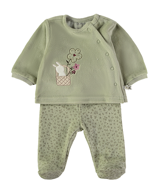 Babybol | Pyjama Khaki 2-delig