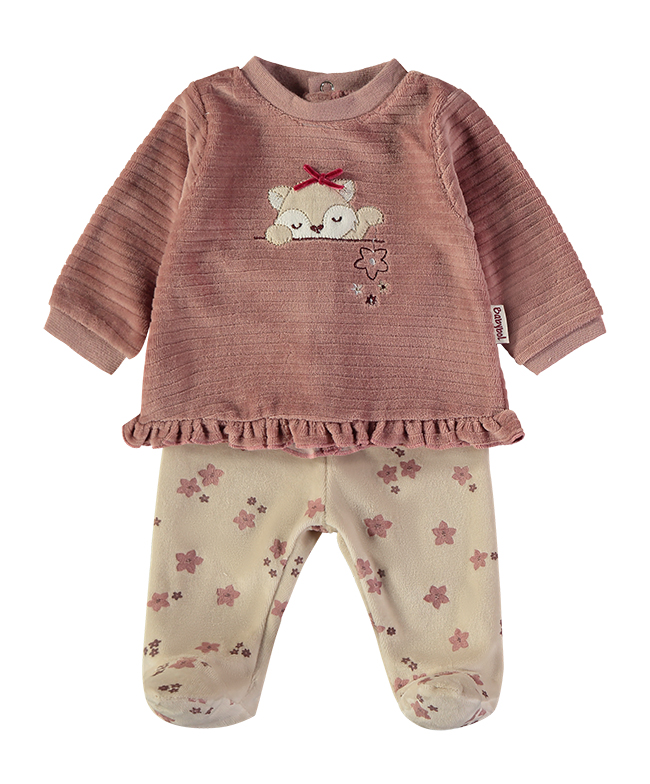 Babybol | Pyjama Blusher Roze 2-delig