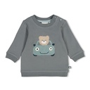 Feetje | Sweater Boys Beep Beep Zeegroen