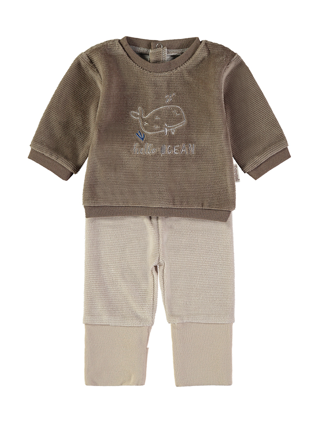 Babybol | Pyjama Light Brown 2-delig