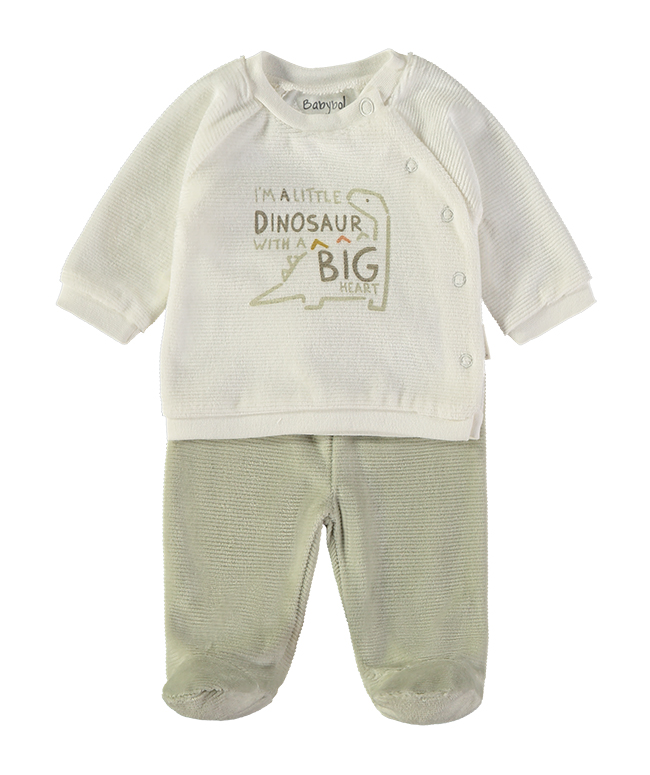 Babybol | Pyjama Khaki Groen 2-delig