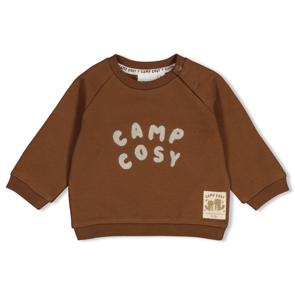 Feetje | Sweater Boys Tiny Timber Tales Bruin