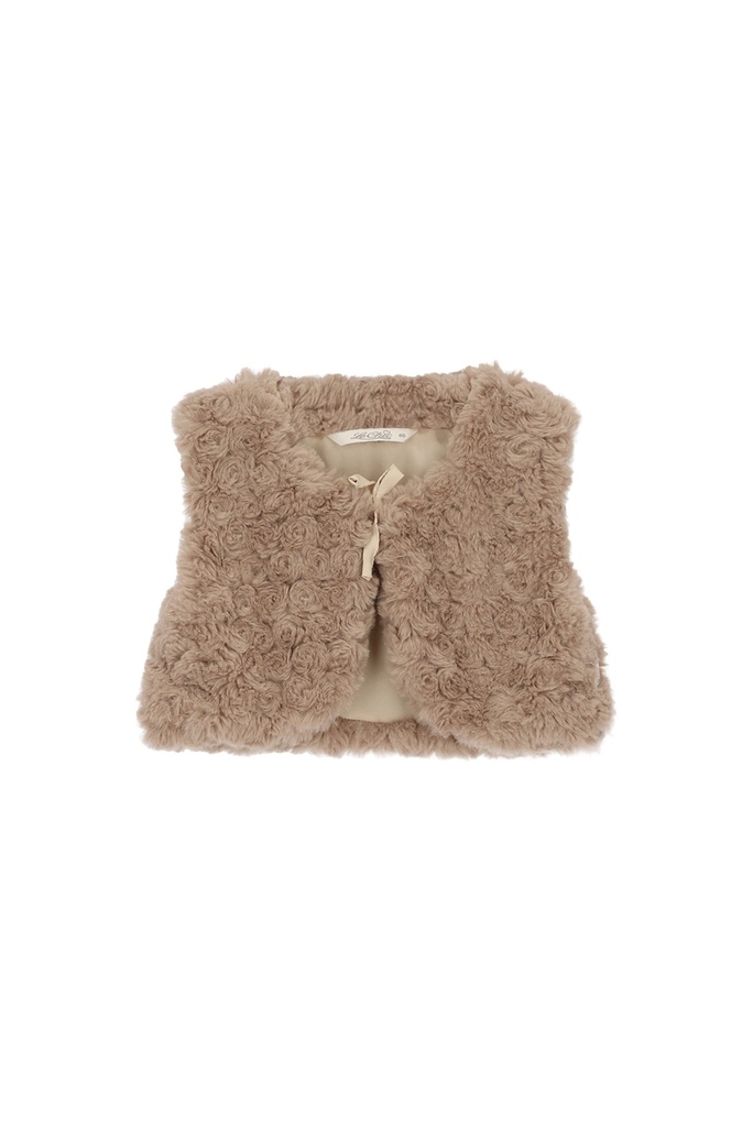Le Chic | Gilet Girls Elosy Dune Bruin
