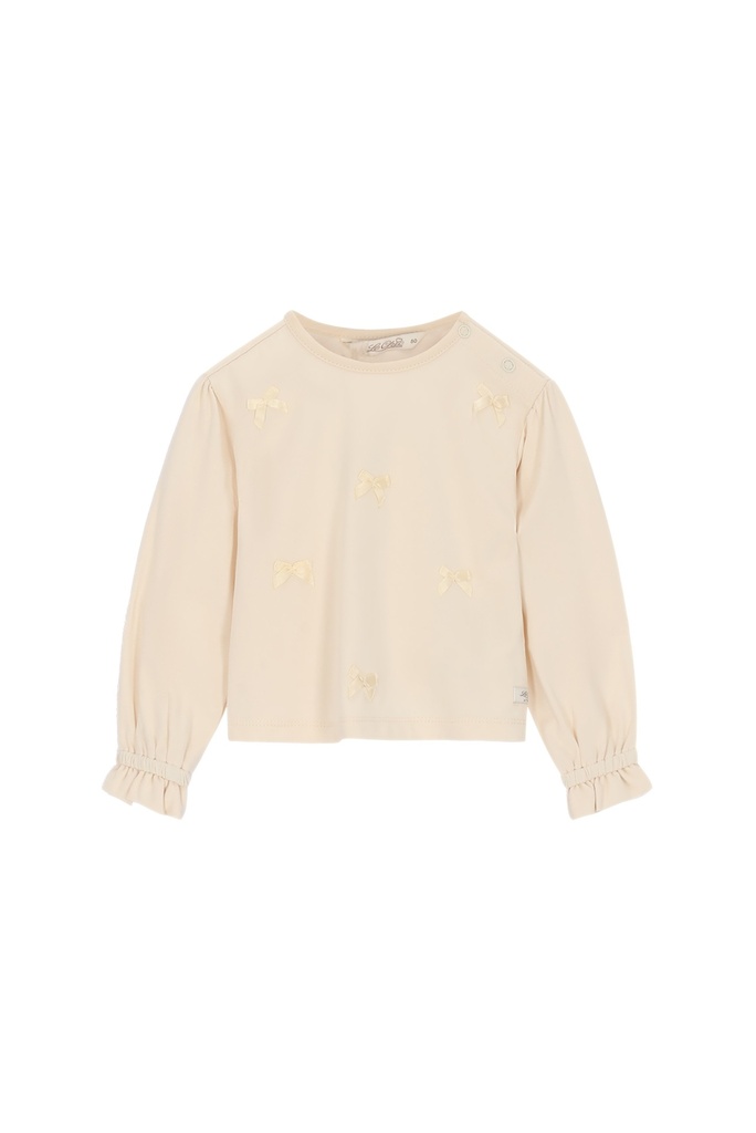 Le Chic | T-shirt Girls Nory Longsleeve Warm Winter White