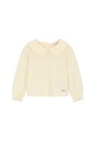 Le Chic | T-shirt Girls Noury Longsleeve Antique White Ecru
