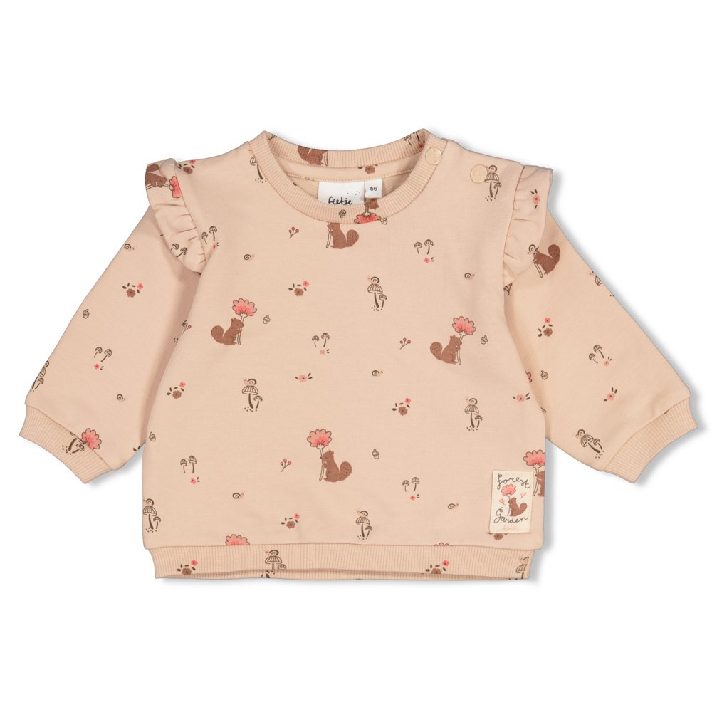 Feetje | Sweater Girls Forest Garden Zand