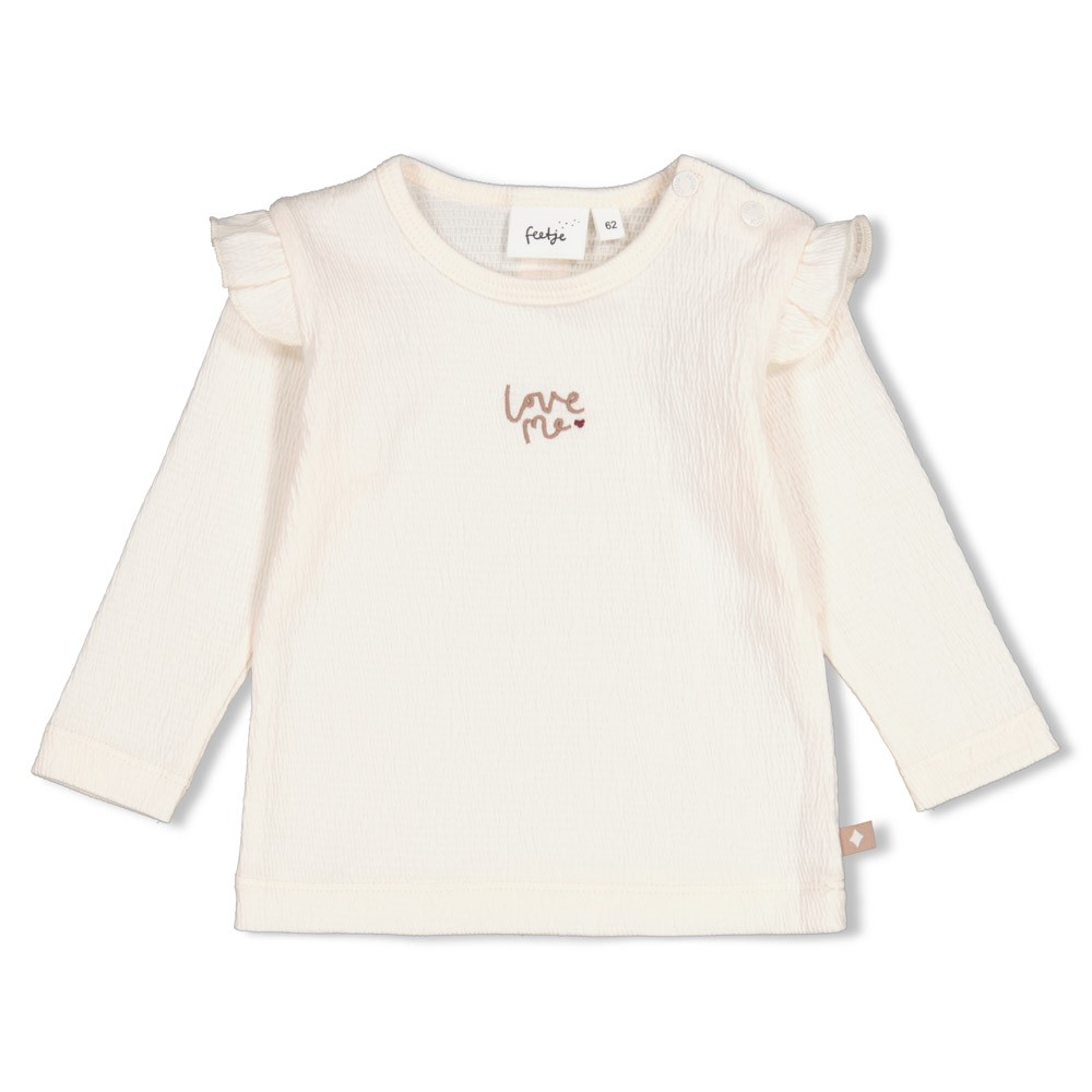 Feetje | T-shirt Girls My Little Love Longsleeve Off White