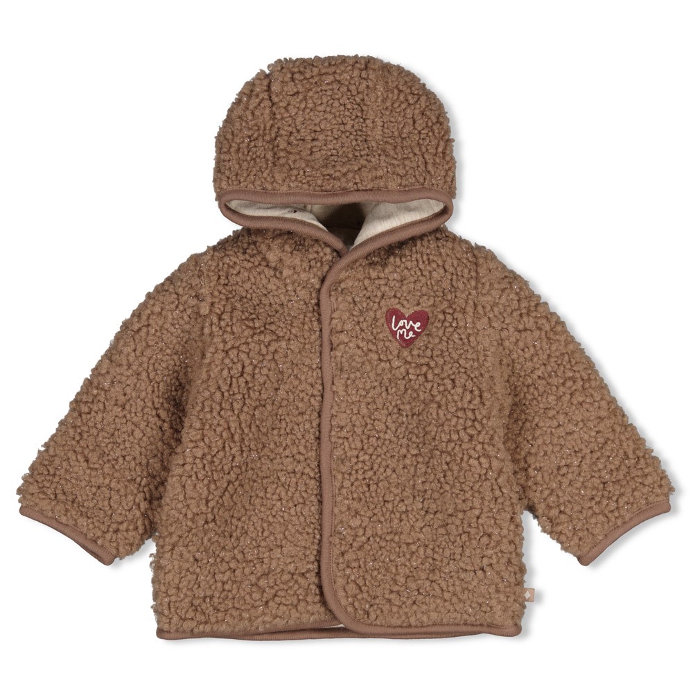 Feetje | Jas Girls My Little Love Reversible Taupe