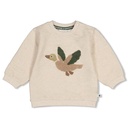 Feetje | Sweater Boys Wiggle and Waddle Off White Melange