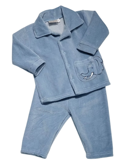 Picco Mini | Pyjama Mamoet Faded Denim 2-delig