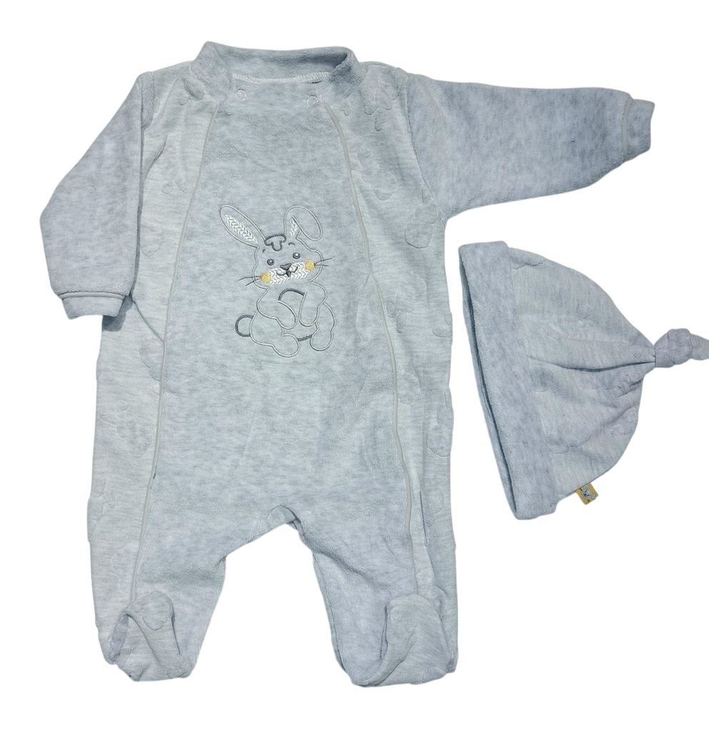 Picco Mini | Pyjama/Muts Konijn Gray 2-delig