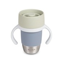 Beaba | Drinkbeker Kiezel Click and Drink Oefenbeker  Inox