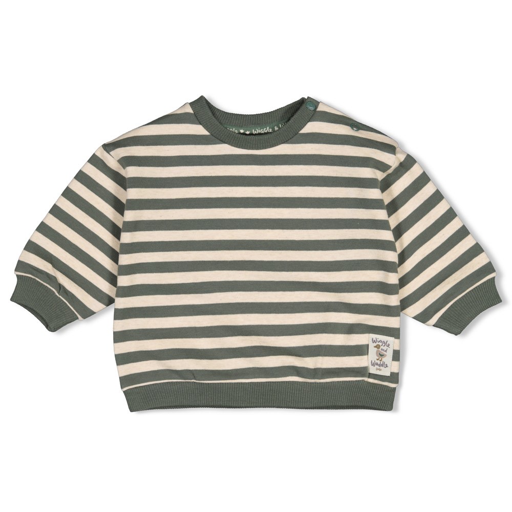 Feetje | Sweater Boys Wiggle and Waddle Groen