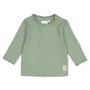 Feetje | T-shirt Girls Lucky Bloombird Longsleeve Jade Groen