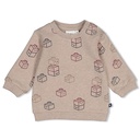 Feetje | Sweater Boys Built for Fun Taupe Melange