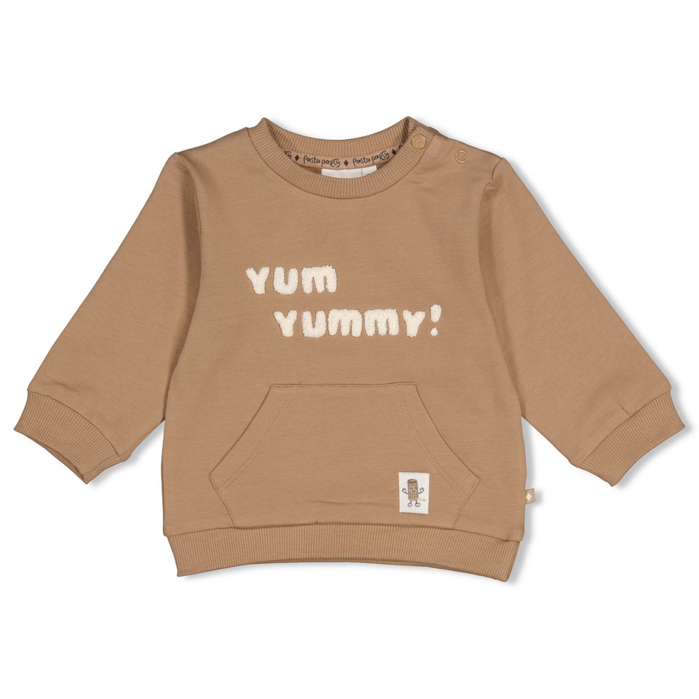 Feetje | Sweater Boys Pasta Party Camel