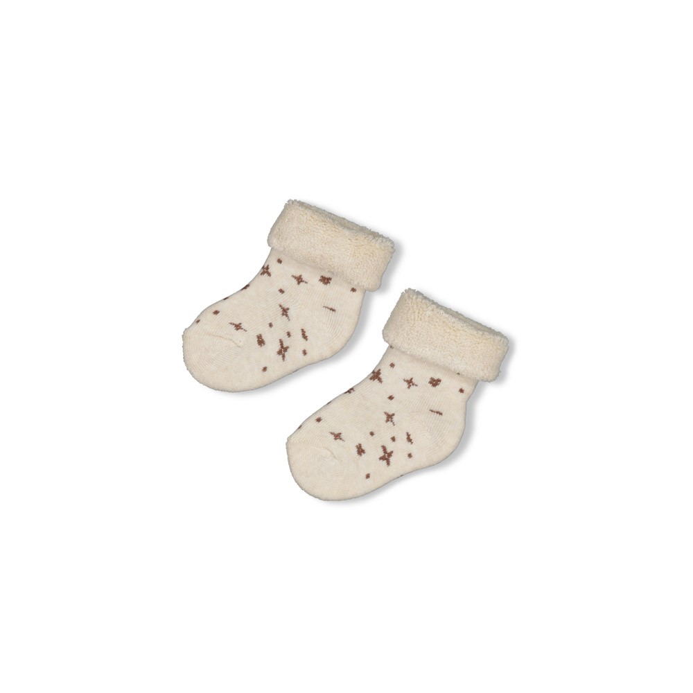 Feetje | Kousen Uni The Cuddle Company Off White Melange