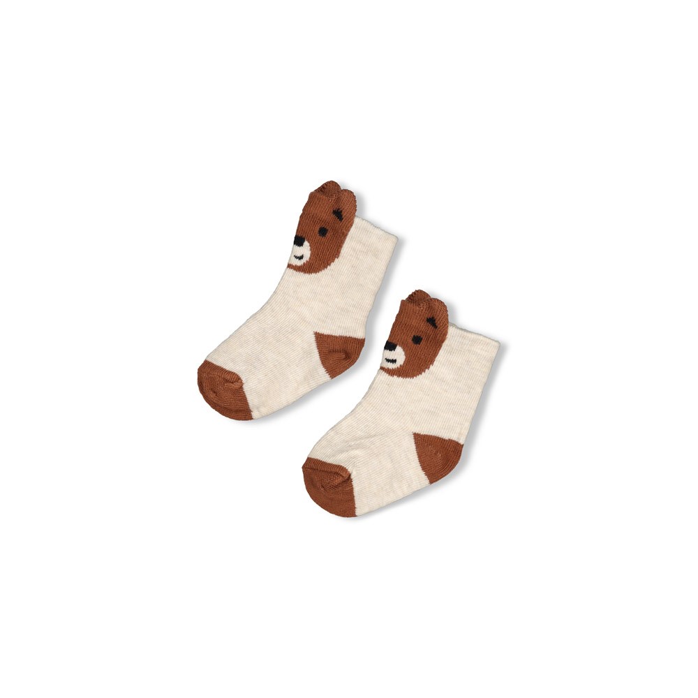 Feetje | Kousen Uni Winter Denims Taupe Melange