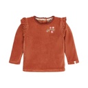 Little Dutch | T-shirt Girls Safari Friends Longsleeve Deep Berry