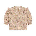 Little Dutch | Sweater Girls Safari Friends Flowers Pastel Rose