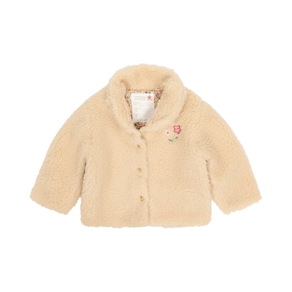Little Dutch | Jas Girls Safari Friends Vanilla