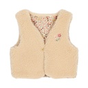 Little Dutch | Gilet Girls Safari Friends Vanilla