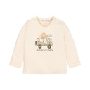 Little Dutch | T-shirt Boys Safari Friends Longsleeve Vanilla