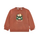 Little Dutch | Sweater Boys Safari Friends Desert Red
