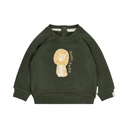 Little Dutch | Sweater Boys Safari Friends Deep Olive